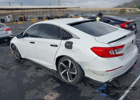 2018 Honda Accord Sport из США, поврежденный, VIN 1HGCV1F33JA195658